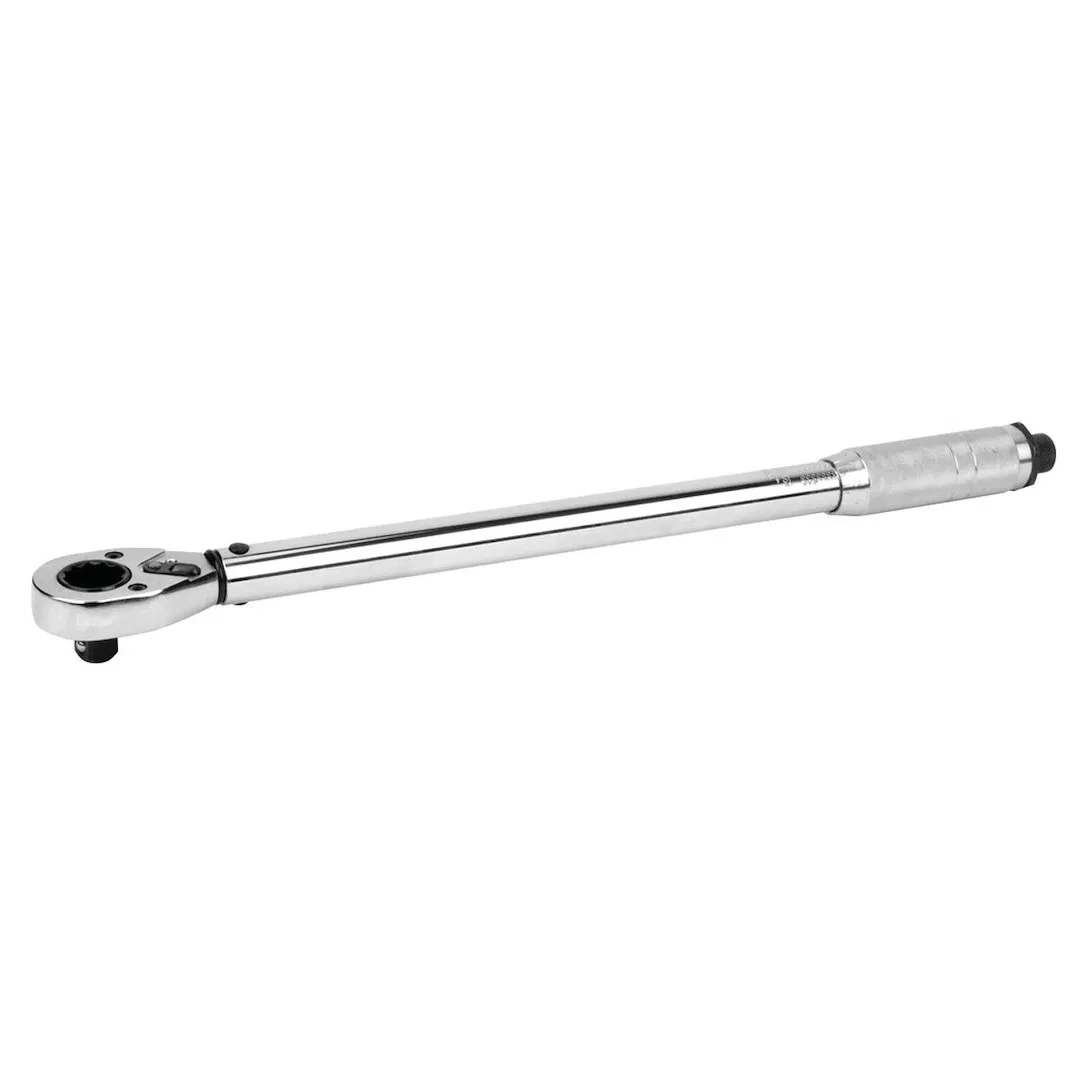 M200DB – PERFORM TOOL Torque Wrench, Clicking Type 1/2 Inch Drive 10-150 Foot Pound Torque Range Chrome Plated Alloy ...